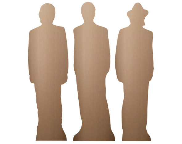 Rear of Ian Somerhalder Table Top Cardboard Cutouts Pack of 3 Mini Standees