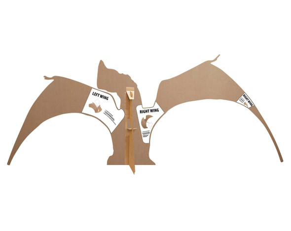 Rear of Quetzalcoatlus Dinosaur Cardboard Cutout Jurassic World Rebirth