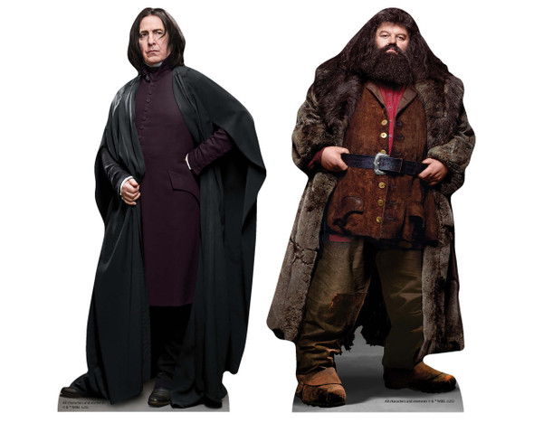 Hagrid and Snape Harry Potter Table Top Cardboard Cutouts Pack of 2