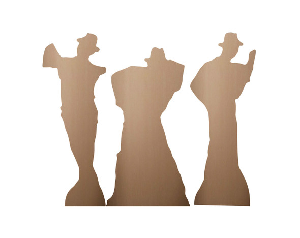 Rear of Freddy Kreuger Shelf Top Cardboard Cutouts Pack of 3