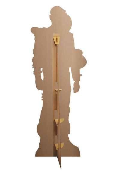 Rear of Locutus of Borg from Star Trek Cardboard Cutout Official Standee