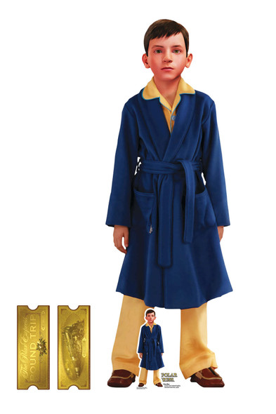 Hero Boy from The Polar Express Cardboard Cutout Christmas Standee