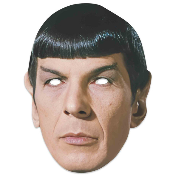 Spock Star Trek: The Original Series 2D Card Party Face Mask
