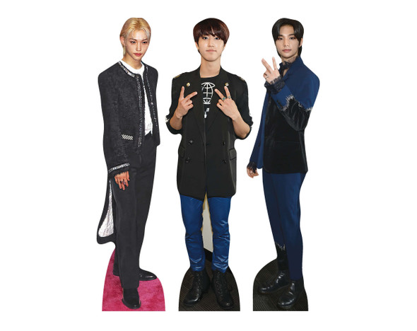 Felix, Han and HyunjinK-Pop Shelf Top Cardboard Cutouts Pack of 3