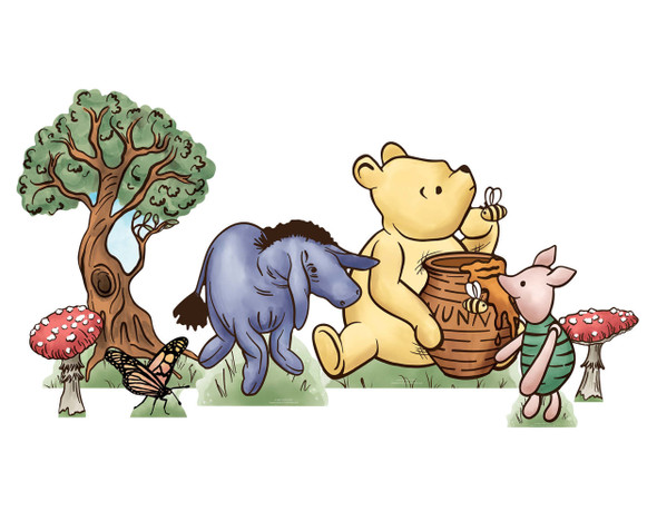 Winnie Bear - Pooh Bear and Friends Cardboard Cutout Bundle