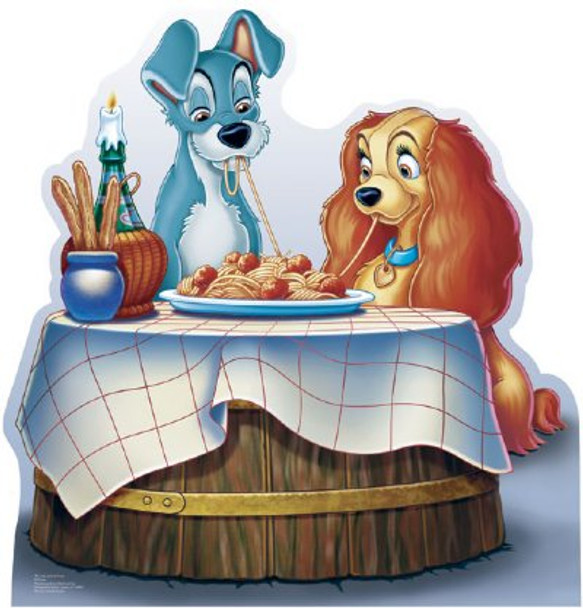 Lady and the Tramp (Disney) - Lifesize Cardboard Cutout / Standee