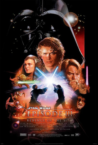 STAR WARS: EPISODE III - REVENGE OF THE SITH (SS REG RPT) (2005) REPRINT CINEMA POSTER