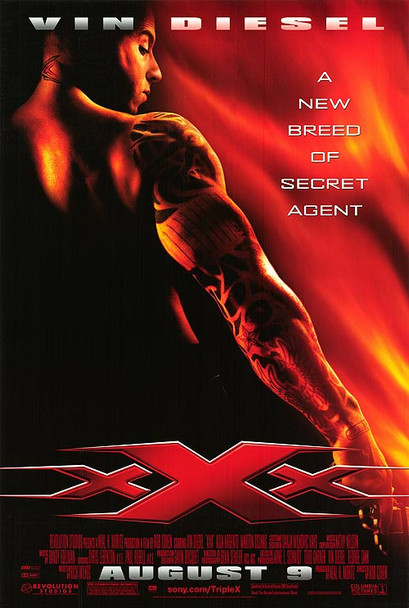 Affiche de cinéma originale Xxx (simple face) (revêtement uv) haute brillance (2002)