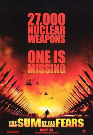 THE SUM OF ALL FEARS (Advance DOUBLE SIDED) (2002) ORIGINAL CINEMA POSTER