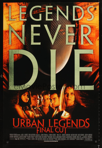 Urban Legends – Final Cut (2000) Original-Kinoplakat