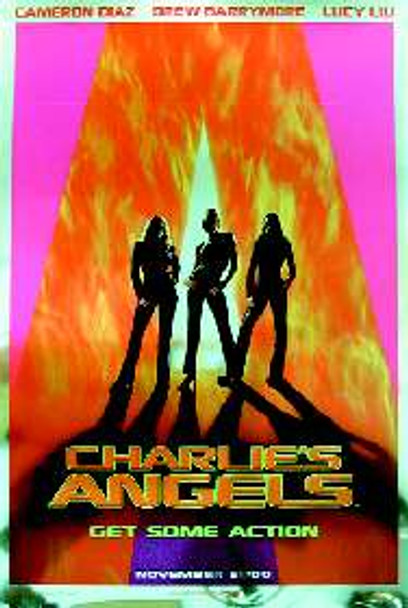 CHARLIE'S ANGELS (Advance) (FOIL FINISH) (2000) ORIGINAL CINEMA POSTER