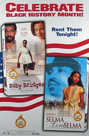RUBY BRIDGES/SELMA LORD SELMA (Video Combo) (1998) ORIGINAL CINEMA POSTER