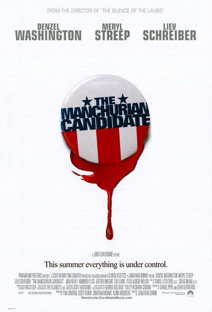 Den manchuriske kandidat (dobbeltsidet almindelig) (2004) original biografplakat