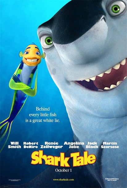 SHARK TALE (DOUBLE SIDED Advance) (2004) ORIGINAL CINEMA POSTER
