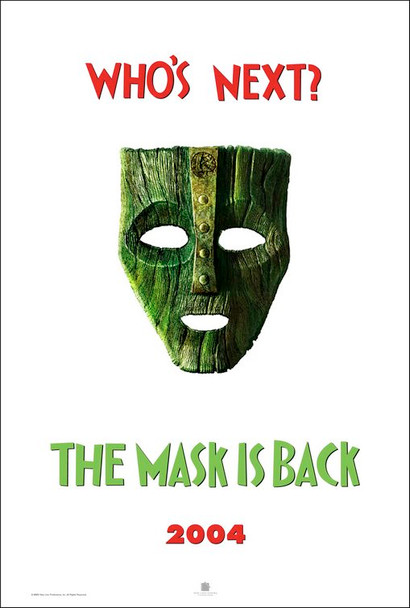 THE MASK 2 (SINGLE SIDED Advance Mylar) (FOIL FINISH) (2005) ORIGINAL CINEMA POSTER