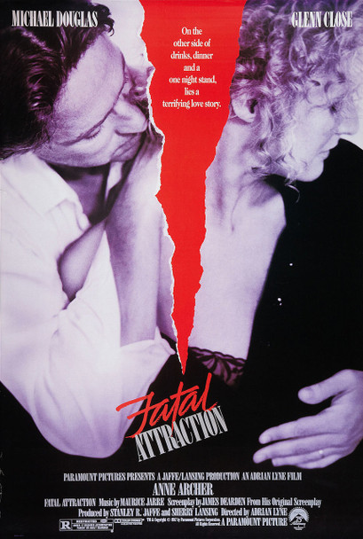 FATAL ATTRACTION (1987) ORIGINAL CINEMA POSTER