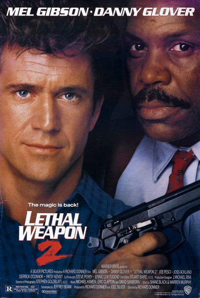 LETHAL WEAPON 2 (SINGLE SIDED Regular) (1989) ORIGINAL CINEMA POSTER