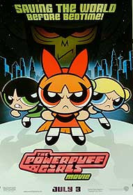 THE POWERPUFF GIRLS MOVIE (Double-sided Advance) (2002) ORIGINAL CINEMA POSTER
