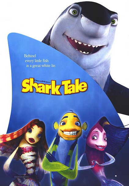 SHARK TALE (Shark Reprint) (2004) REPRINT CINEMA POSTER