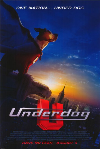 UNDERDOG (DOUBLE SIDED Regular) (2007) ORIGINAL CINEMA POSTER