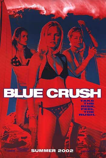 BLUE CRUSH (SINGLE SIDED Advance Red) (2002) ORIGINAL CINEMA POSTER