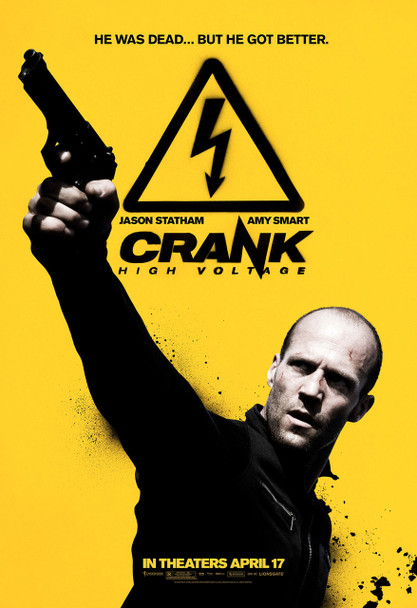 CRANK: HIGH VOLTAGE (2009) ORIGINAL CINEMA POSTER