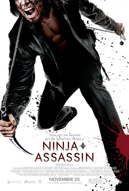 NINJA ASSASSIN  double sided US ONE SHEET (2009) ORIGINAL CINEMA POSTER