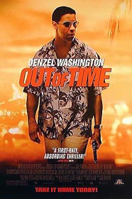 OUT OF TIME (Single Sided Video) ORIGINAL VIDEO/DVD AD POSTER