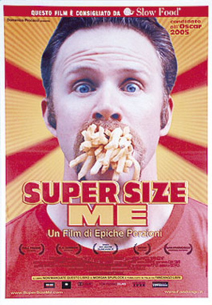 SUPER SIZE ME (International Reprint) REPRINT POSTER