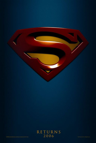 SUPERMAN RETURNS (Advance Reprint) REPRINT POSTER