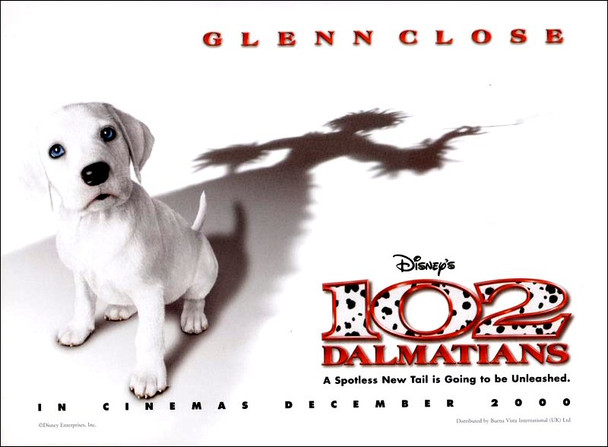 102 Dalmatiens (simple face) affiche de cinéma originale