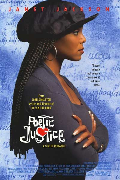 POETIC JUSTICE ORIGINAL CINEMA POSTER