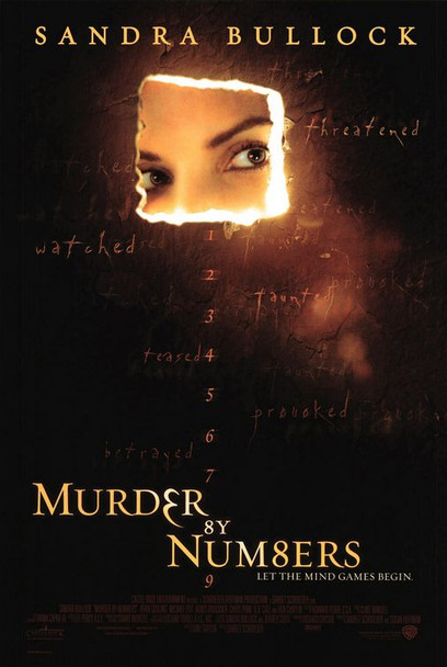 MURDER BY NUMBERS (Double-sided) ORIGINAL CINEMA POSTER