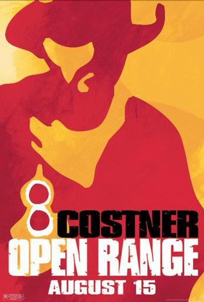 OPEN RANGE (Single Sided Advance Portrait) ORIGINAL CINEMA POSTER