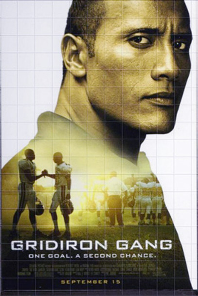 Cartel de cine original de Gridiron gang (regular de una cara)
