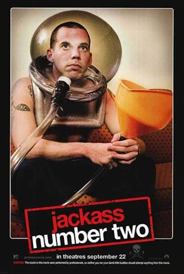 JACKASS NUMBER TWO (Double Sided Regular) ORIGINAL CINEMA POSTER