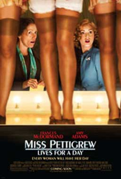 Miss pettigrew vive por un día (doble cara regular) cartel de cine original