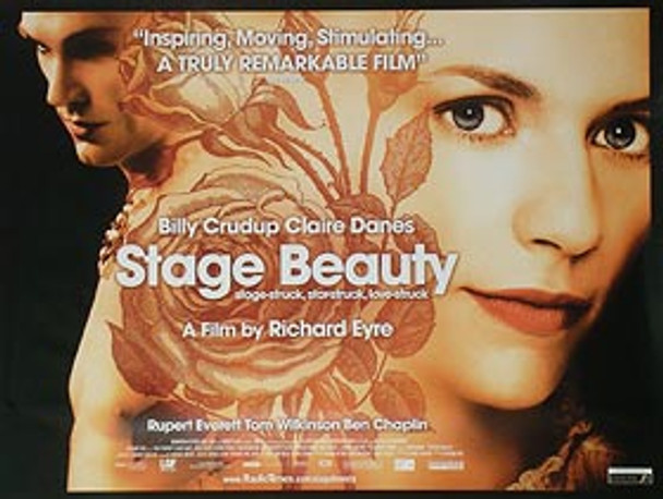 STAGE BEAUTY (Double Sided) ORIGINAL CINEMA POSTER