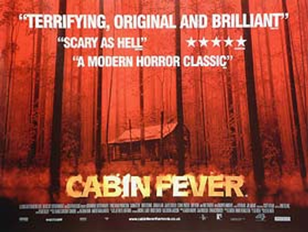 Affiche de cinéma originale Cabin Fever (double face)