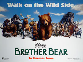 BROTHER BEAR (DOUBLE SIDED) ORIGINAL CINEMA POSTER