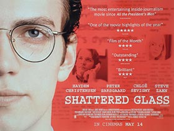 SHATTERED GLASS ORIGINAL CINEMA POSTER