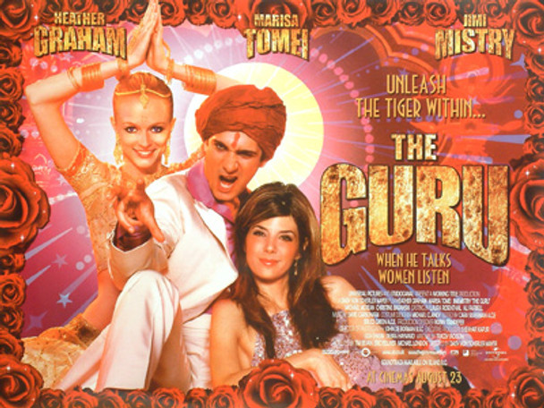 THE GURU (Double Sided) ORIGINAL CINEMA POSTER