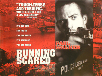 RUNNING SCARED ORIGINAL CINEMA POSTER
