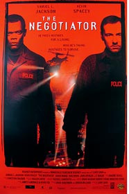 THE NEGOTIATOR (Video) ORIGINAL VIDEO/DVD AD POSTER