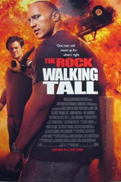 Affiche de cinéma originale Walking Tall (double face régulière)