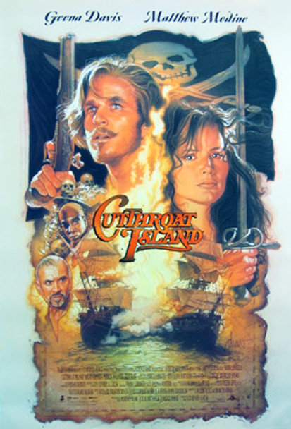 CUTTHROAT ISLAND ORIGINAL CINEMA POSTER