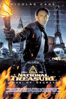 NATIONAL TREASURE: BOOK OF SECRETS (Double Sided Regular) ORIGINAL CINEMA POSTER