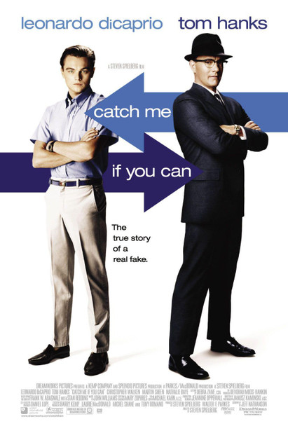 CATCH ME IF YOU CAN (Double Sided International) ORIGINAL CINEMA POSTER