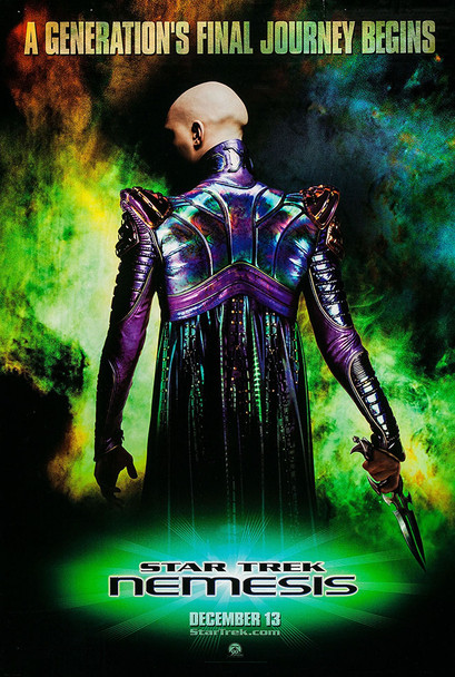 Star trek nemesis (advance reprint) genoptryk plakat