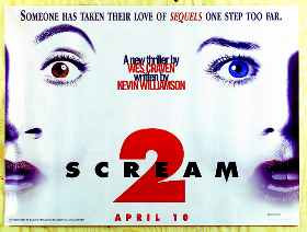 SCREAM 2 (Advance) ORIGINAL CINEMA POSTER